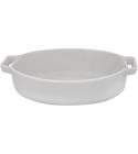 Travessa 23,2cm 800ml Refrataria Oval Em Porcelana