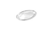 Travessa De Inox Oval Rasa 25Cm