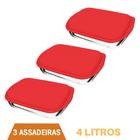 Travessa Funda Retangular 4L C Tampa Sempre - 3Un