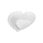 Travessa Petisqueira De Coração Em Porcelana 14X13Cm Heart