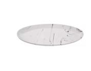 Travessa Porcelana Oval Marmorizada Marble 40 Cm Hauskraft