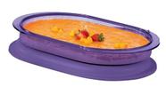 Travessa Premier com tampa 2,3 litros Roxo Tupperware