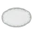 Travessa Rasa Oval 36cm Porcelana Schmidt - Dec. Saint Germain 2210