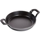 Travessa Redonda Ferro Fundido 16 cm Cinza Grafite Staub