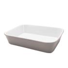 Travessa Refratária Bake Grande Mail Order Branco 30x21x6cm - Oxford