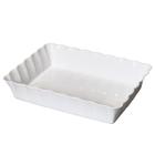 Travessa Retangular Canelatta LE CHEF 30,5x22x6,5Cm Branca - Paramount