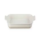 Travessa Retangular Heritage 26 cm Branco Meringue Le Creuset