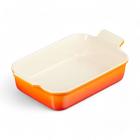 Travessa Retangular Le Creuset Hermitage 19cm Laranja