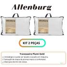 Travesseiro Altenburg Plumi Gold (Kit 2 peças) - Super Macio - Antialérgico e Lavável