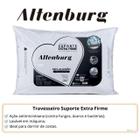 Travesseiro Altenburg Suporte Extra Firme - Indicado para quem dorme de lado e costas - Tratamento Antimicrobiano - Tecido Percal 180 fios