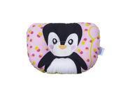 Travesseiro Anatômico Bebê com Estampa de Pinguin - Rosa - Baby joy