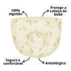 Travesseiro anatomico para bebe recem nascido anti cabeça chata