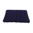 Travesseiro Azul Almofada Inflável Portátil Viagens Acampamento 42cm confortavel para barraca e cama