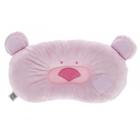 Travesseiro Bebê Ursinho Rosa Zip Toys