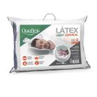 Travesseiro Cervical Anatômico Latéx Light Duoflex - Com Capa Comfort c/ Zíper