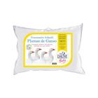 Travesseiro Daune Infantil 100% Plumas de Ganso 2011DA 30x40cm Branco