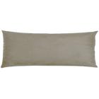 Travesseiro De Corpo Body Pillow Veludo 40x130cm Bege - FASTLAR