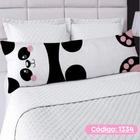 Travesseiro De Corpo Com Fronha Xuxão Fibra de Silicone Personalizado 1.25x0.45cm Panda