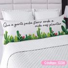 Travesseiro De Corpo + Fronha Xuxão Fibra de Silicone Personalizado 1.25x0.45cm Com Frases Variadas