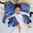 Travesseiro de Elefante infantil para Bebê Dormir 60cm