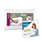 Travesseiro Látex 14cm de altura - Com Capa Extra