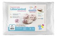 Travesseiro Látex Sintético Lavável Baby Antissufocante - fibrasca