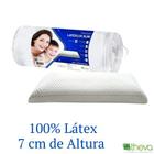 Travesseiro Latexlux Slim Theva, 100% Látex Natural, Branco, para fronha 50 x 70 cm