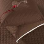 Travesseiro Matelado Escuro Marrom Antialergico Antibacteriano 50x70x16cm Barato Confortável