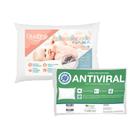 Travesseiro Nasa Antissufocante Baby Com Capa Antiviral