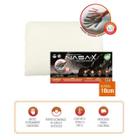 Travesseiro Nasa Baixo Duoflex 45x65x10 - Antiácaros, Fungos e Bactérias - Viscoelástico - Previne Dores no Pescoço