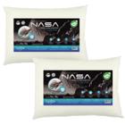 Travesseiro Nasa Duoflex Antiacaro Viscoelástico Macio Premium - Travesseiro da NASA DOUFLEX