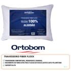 Travesseiro Ortobom Fiber Flock - Antialérgico - Conforto da Espuma Nasa