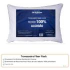 Travesseiro Ortobom Fiber Flock - Confortável - Perfil Alto - Tecido 100% Algodão