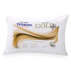 Travesseiro OrtobomGold Life em Malha Penteada com Enchimento em Fibra Poliester 65 x 45 cm - Branco