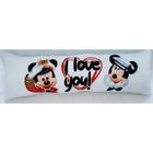 Travesseiro para Corpo 1,45x0,45m Infantil - I Love You Mickey