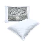 Travesseiro Premium 100% Fibra Siliconada Antialérgico Antiácaros Macio 50x70cm