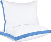 Travesseiros Utopia Bedding Queen Size - Conjunto de 2 (Azul)