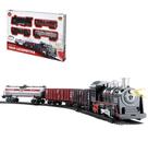 FERRORAMA INFANTIL MINI TREM ELETRICO HERO SQUAD LOCOMOTIVA TRILHOS A PILHA