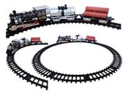 Trem Locomotiva Vagão Expresso 17 Peças Tamanho Grande - 99 Toys