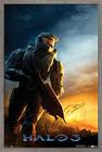 Trends International Halo 3-Awakening Wall Poster, 14.725" x 22.375", Barnwood Framed Version