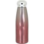 TRENTON GARRAFA TÉRMICA 22x6x6cm 380ml INOX ROSA PAREDE DUPLA