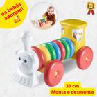 Trenzinho Brinquedo Monta Desmonta Trem Locomotiva Infantil