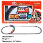 Trenzinho Clássico Expresso Ferrorama Trêm Elétrico - WELLMIX