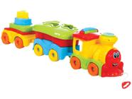 Trem Locomotiva Infantil Solta Fumaça E Luzes E Sons Fun Train no Shoptime