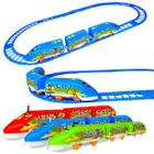 Trem Locomotiva Infantil Solta Fumaça E Luzes E Sons Fun Train - Toy king -  Trem de Brinquedo - Magazine Luiza