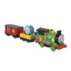 Trenzinho Motorizado Percy com Tambor Thomas e Seus Amigos Fisher-Price Mattel
