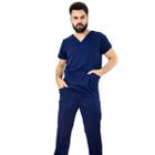 Três Blusa Scrub Hospitalar Masculina