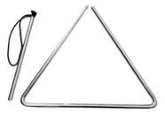Triangulo Aço Cromado Phx 25cm P/ Percussão Xote Forró Baião