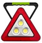 Triangulo Carro Transito Led Luz Iluminação Sinalizador Segurança Lanterna LED Recarregável Painel Solar Alerta Veicular