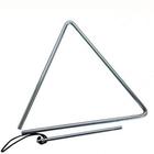 Triangulo musical aço cromado 30cm x 10mm com batedor xote baião forró luau profissional - CHARMS